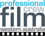 professional film crew western australia text logo